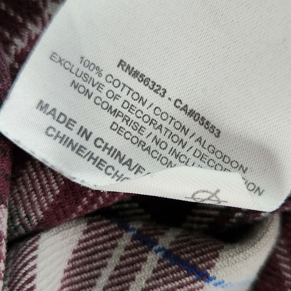 Nike 6.0 100% Cotton Flannel Button Down Pocket Shirt. Medium - Picture 9 of 9